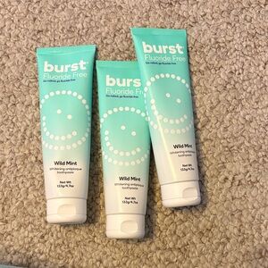 Burst Fluoride Free Whitening Toothpaste Bundle (3 Tubes)